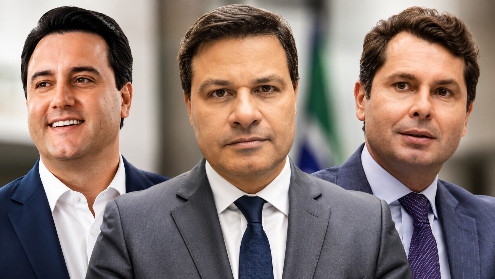 Ratinho Jr, Sandro Alex e Alexandre Curi